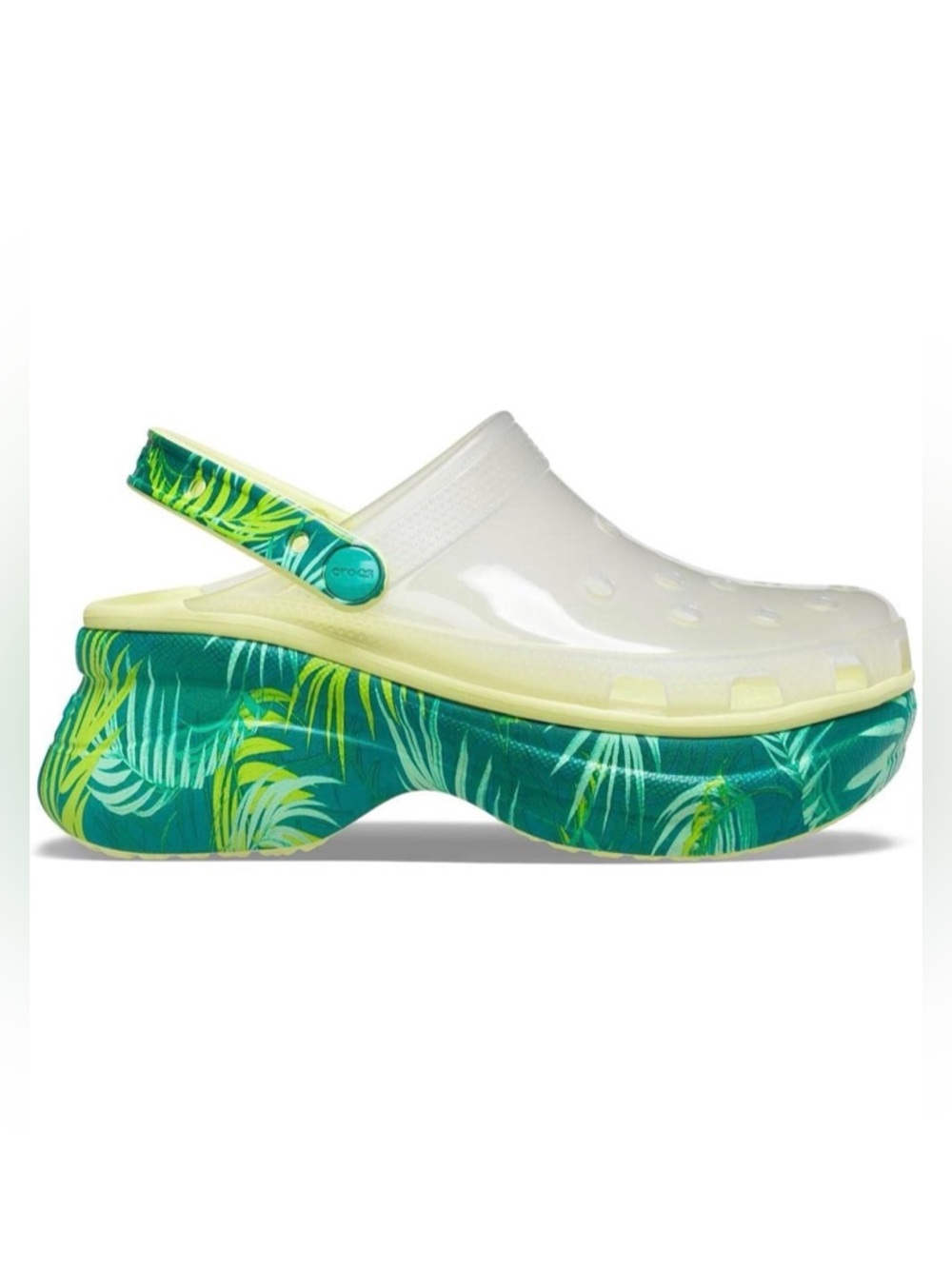 Crocs Classic Bae Clog Tropical Green | Women’s 10 Platform brand new with box - Picture 7 of 12